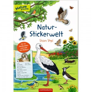 Natur-Stickerwelt - Unsere Vögel (Nature Zoom)