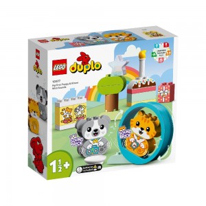 LEGO® DUPLO® 10977 Mein erstes Hündchen & Kätzchen – mit Ton
