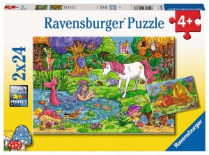 Magischer Wald Puzzle 2x24 Teile