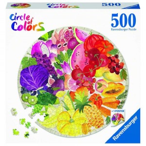 Circle of Colors - Fruits & Vegetables Puzzle 500 Teile