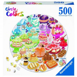 Circle of Colors - Desserts & Pastries Puzzle 500 Teile