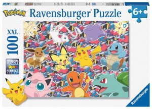 Pokemon Bereit zu kämpfen! Puzzle 100 Teile XXL