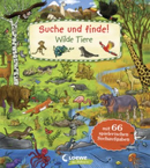Suche und Finde-Wilde Tiere
