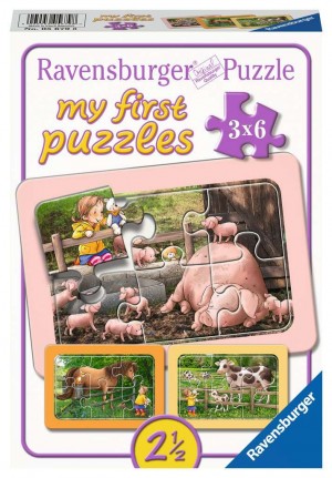 Lotta auf dem Bauernhof my first puzzles Rahmenpuzzle 3x6 Teile