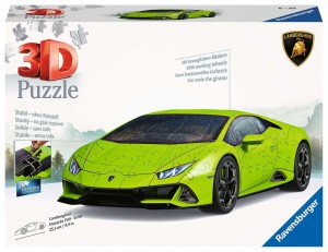 Lamborghini Huracán EVO - Verde 3D Puzzle