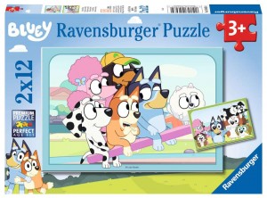 Spaß mit Bluey Puzzle 2x12 Teile