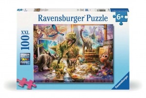 Dinos im Kinderzimmer Puzzle 100 Teile XXL