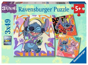 Disney Stitch Einfach nur spielen Puzzle 3x49 Teile