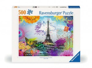 Postkarte aus Paris Puzzle 500 Teile