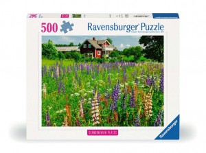 Bauernhof in Schweden Puzzle 500 Teile