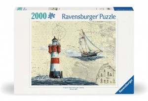 Romantischer Leuchtturm Puzzle 2000 Teile