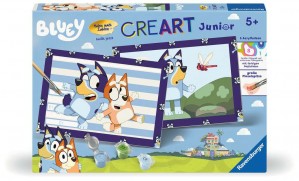 CreArt Malen nach Zahlen Junior Bluey