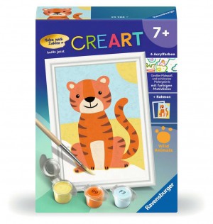 CreArt Malen nach Zahlen Kleiner Tiger