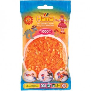 Hama Bügelperlen 1.000 Stk Neon Orange (50)