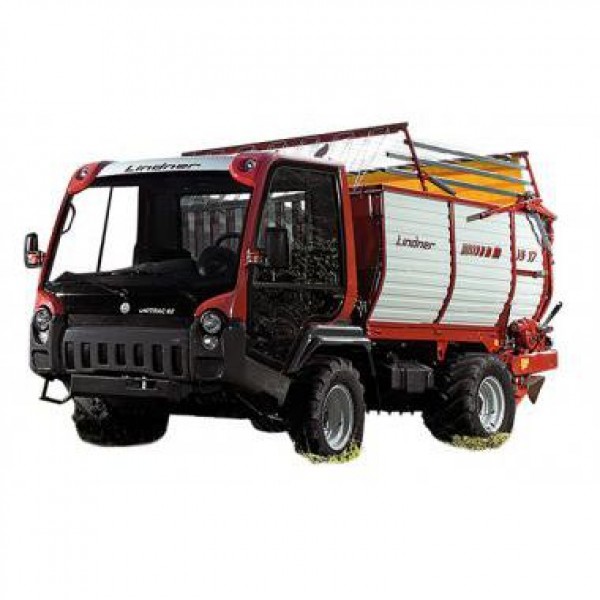 Lindner Unitrac mit Ladewagen