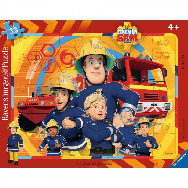 Sam, der Feuerwehrmann Rahmenpuzzle 30-48 Teile