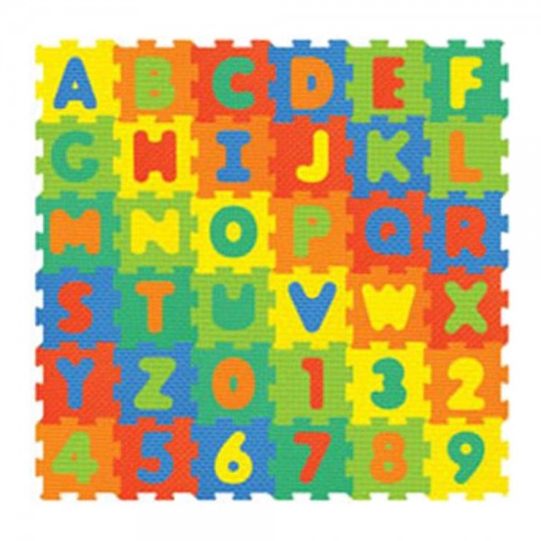 PUZZLEMATTE ABC/123 36TLG