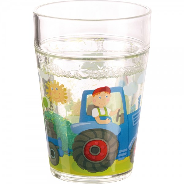 Glitzerbecher Traktor HABA