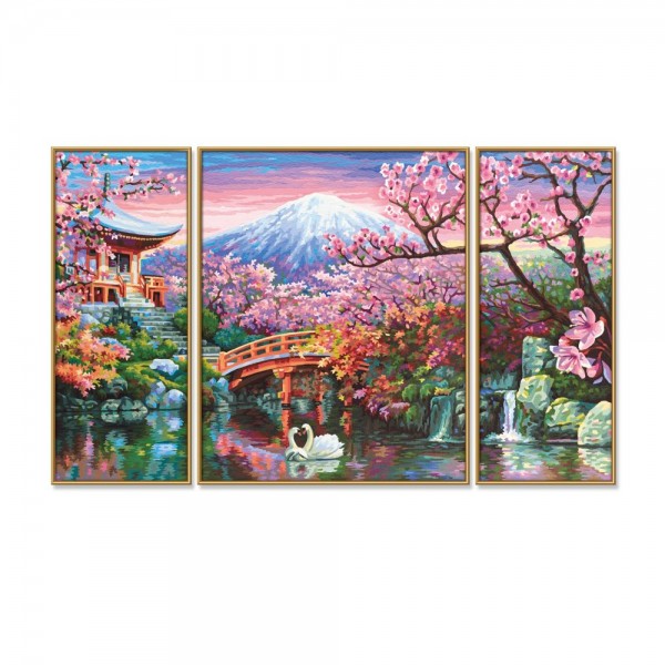 MNZ - Kirschblüte in Japan (Triptychon)