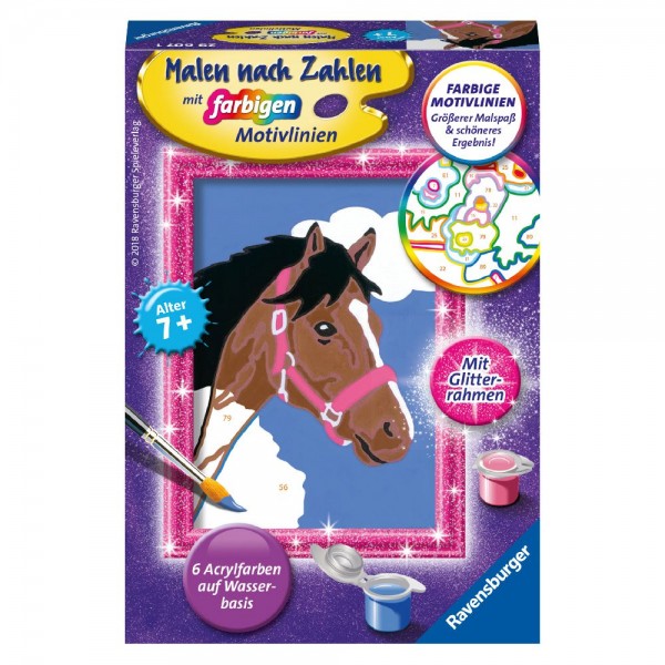 Pferd Malen nach Zahlen Serie F