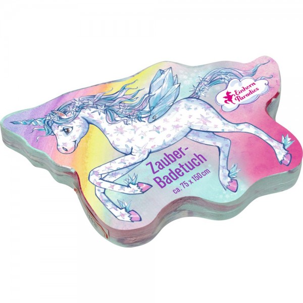 Zauberbadetuch Einhorn-Paradies