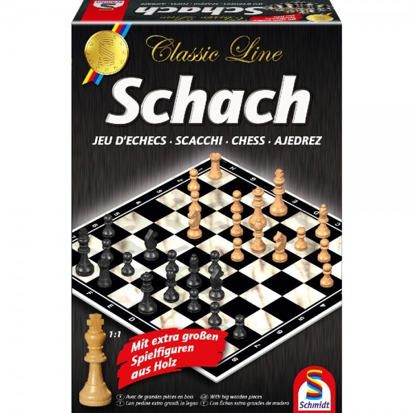 Classic Line, Schach, mit extra großen Spielfiguren