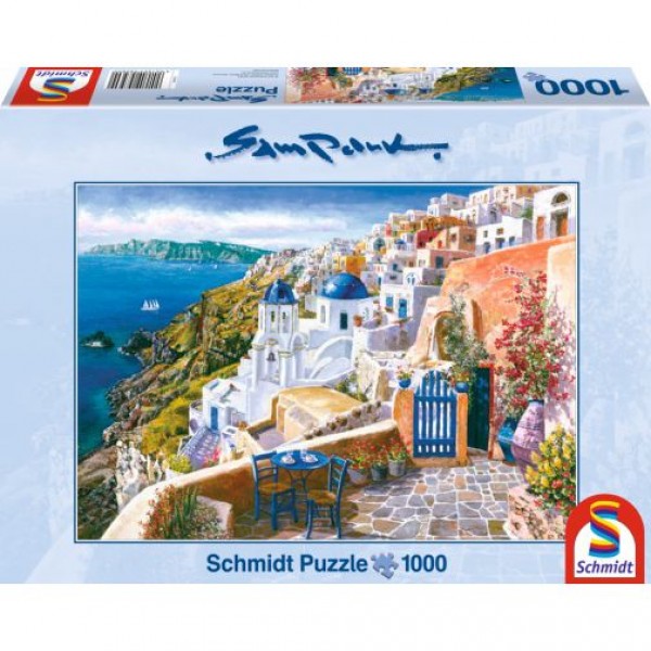 Blick von Santorin Puzzle 1000 Teile SAM PARK