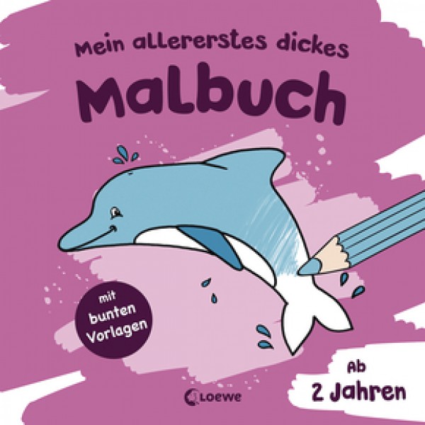 Mein allererstes dickes Malbuch Delfin