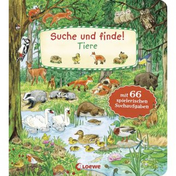 Suche und Finde-Tiere