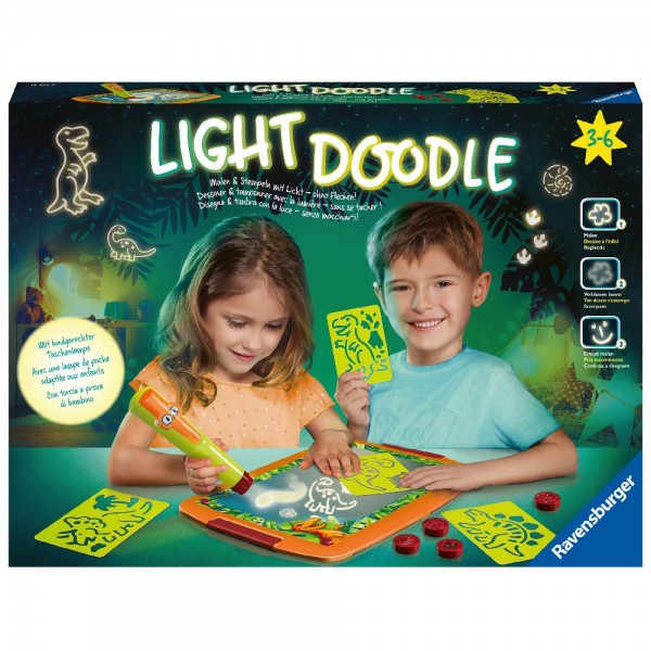 Light Doodle Dinosaurs