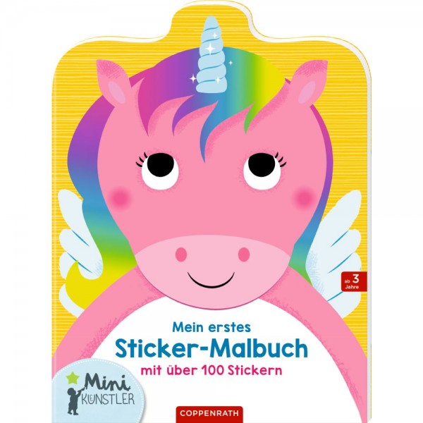Mein erstes Sticker-Malbuch: Einhorn