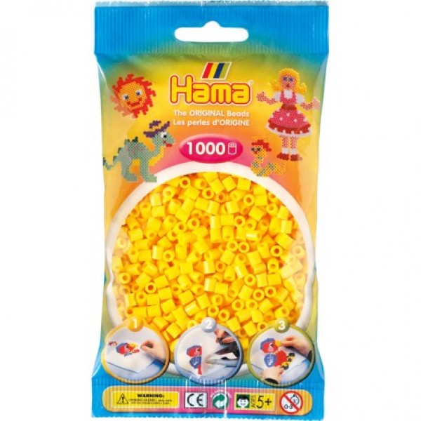 Hama Bügelperlen 1.000 Stk Gelb (50)