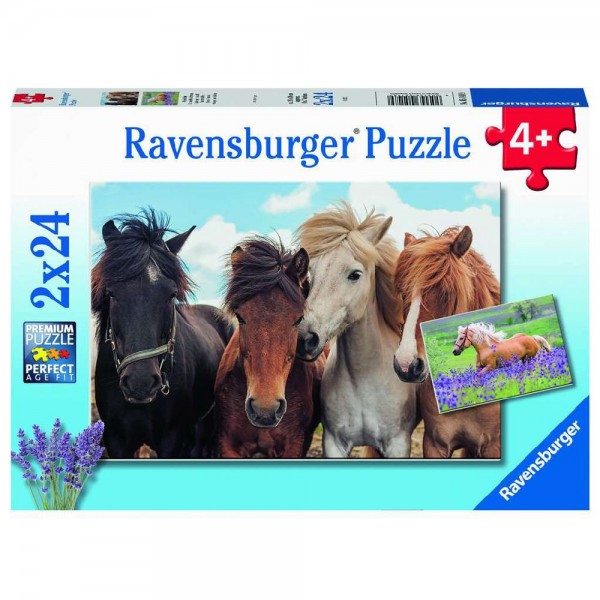 Pferdeliebe Puzzle 2 x 24 Teile