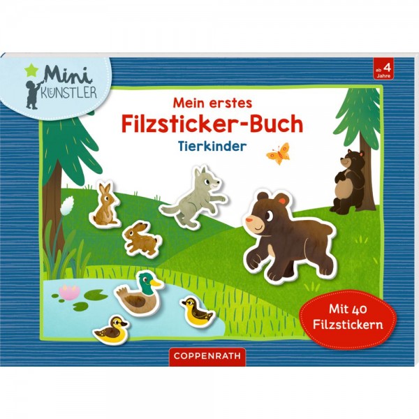 Mein erstes Filzsticker-Buch: Tierkinder (Mini-Künstler)