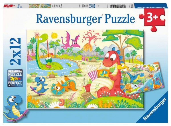 Lieblingsdinos Puzzle 2x12 Teile