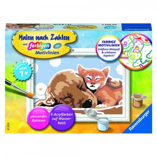 Tierliebe Malen nach Zahlen