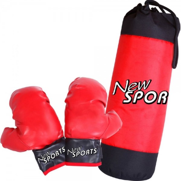 New Sports Boxsack + Boxhandschuhe