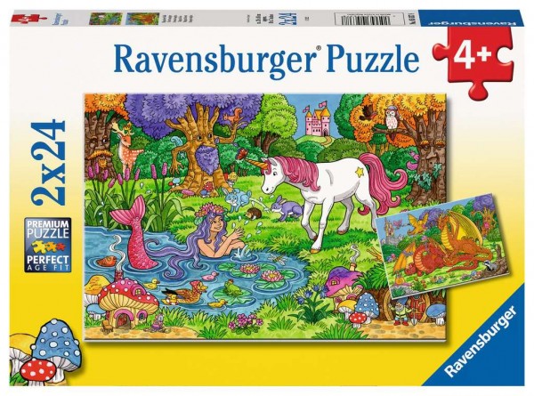 Magischer Wald Puzzle 2x24 Teile