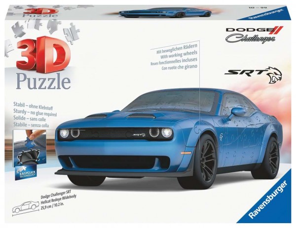 Dodge Challenger SRT Hellcat Redeye Wide 3D Puzzle