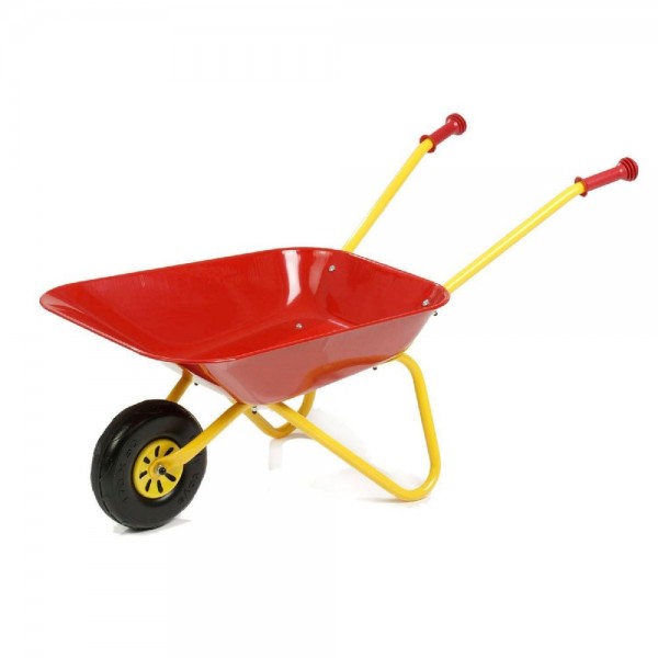 ROLLY TOYS© Metall-Schubkarre rot
