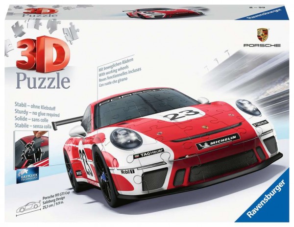 Porsche 911 GT3 Cup "Salzburg Design" 3D Puzzle
