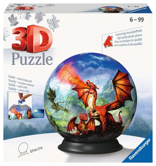 Puzzle-Ball Mystische Drachen 3D Puzzle
