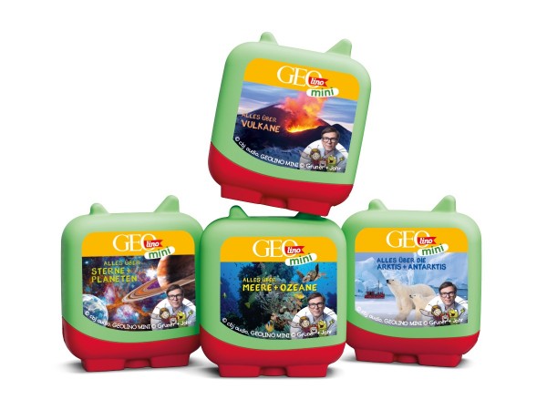 Tonie Hörfigur GEOLINO MINI-Set – bestehend aus 4 Clever Tonies