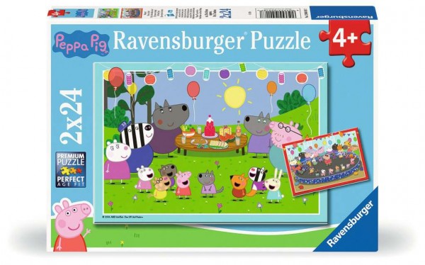 Peppa Pig Partyzeit! Puzzle 2x24 Teile