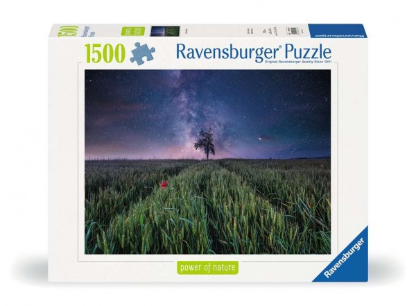 Nachthimmel über dem Kornfeld Puzzle 1500 Teile