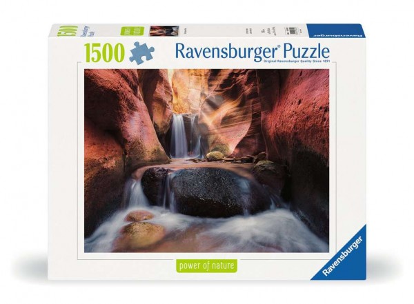 Der Wasserfall im Red Canyon Puzzle 1500 Teile